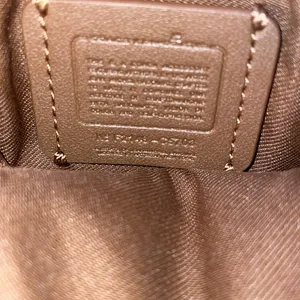 Coach X Jean Michel Basquiat Circular Coin Pouch In Signature Canvas Purse Charm thumbnail 9
