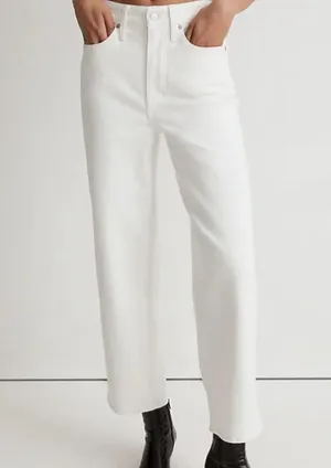 Madewell sz T31 The Tall Perfect Vintage Wide-Leg Crop Jean $128 thumbnail 6