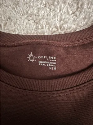 OFFLINE by Aerie Cropped T-Shirt thumbnail 2