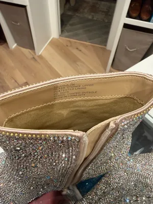 Betsey Johnson Sparkle Boots size 7 thumbnail 4