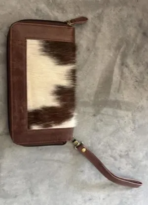 Genuine cowhide wallet Brown thumbnail 1