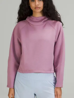 Lululemon air wrap modal hooded pullover size 4 jubilee thumbnail 1
