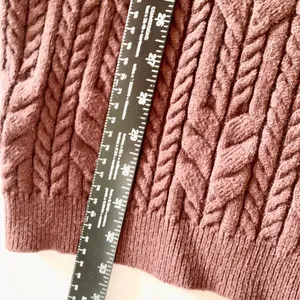 Princess Polly Dominika Mini Dress Womens Size S/M Brown One Shoulder Cable Knit thumbnail 3