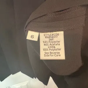 CAbi Black Flapper Style Dress Size‎ 6 thumbnail 9