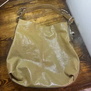 Coach Peyton‎ Green Patent Shoulder Bag thumbnail 1