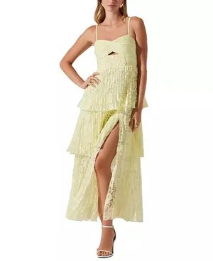 ASTR Emmi Tiered Maxi Dress thumbnail 4