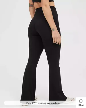 Aerie XS REGULAR OFFLINE High Waisted Crossover BUTTERSOFT FLARE LEGGING BNWTS thumbnail 7