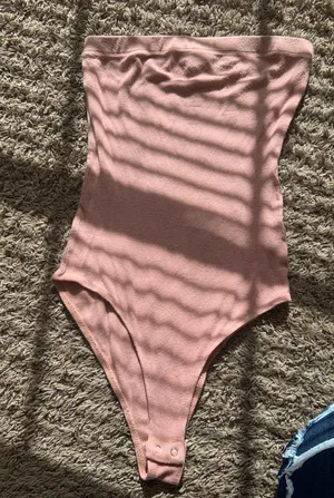 Charlotte Russe Blush Pink Bodysuit thumbnail 1