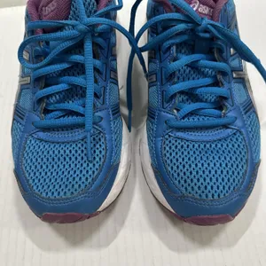 ASICS GEL-Contend 4 Shoes Womens‎ 6.5 Blue Purple Mesh Running Sneakers T767N thumbnail 9