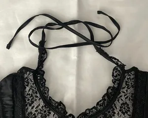 Victoria's Secret Satin & Lace Bra Top Crop Top 32C thumbnail 3
