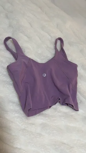 Lululemon Align Crop Tank Top Wisteria Purple thumbnail 4