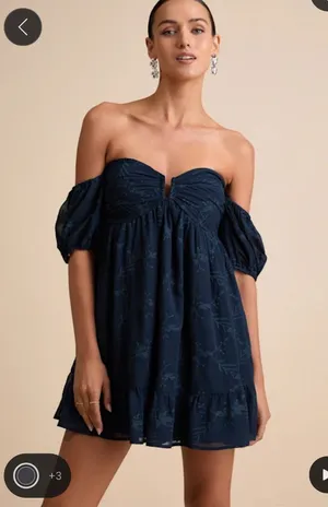 Lulu’s Mini Dress Navy thumbnail 1