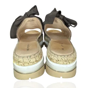 Free People Chapmin Ribbon Espadrilles EU 37‎ US 6.5 Platform Sandals Leopard thumbnail 7