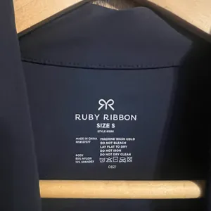 Ruby Ribbon Starlight Quarter‎ Zip Sport Top Midnight/Black Size Small thumbnail 7