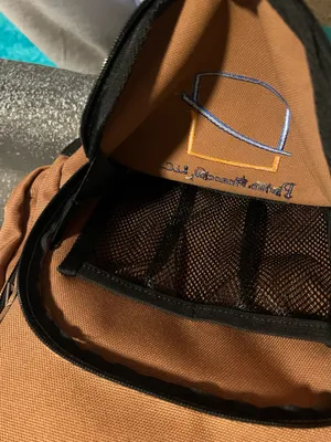 NWOT Carhartt Foundry Series Pro Backpack 28L-Carhartt Brown Embroidered thumbnail 6