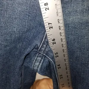 GAP High Rise Vintage Slim Jeans Size 4R 27 Dark Villa Wash Blue Stretch Denim thumbnail 7