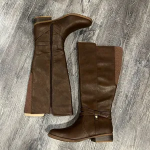 Life Stride NWOB XTrovert Riding Boot brown tall boot - 7.5 w ($100) thumbnail 8