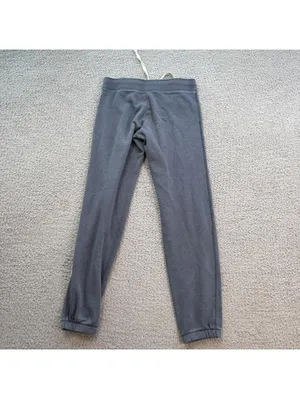 Aeropostale Aero 87 Gray Jogger Sweatpants Womens XS Fleece Drawstring Lounge thumbnail 2