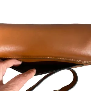 Brown Faux Leather Square Camera Crossbody Messenger Bag Women thumbnail 8