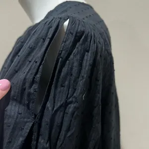 Madewell black short sleeve blouse thumbnail 4