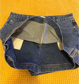 Princess Polly Mid Wash Gazelle Denim Skort thumbnail 7