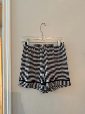 Ekouaer Pajama Set Black and White Stripe thumbnail 6