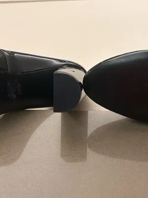 Nine West Classic Black Patent High Heel Pumps 7.5 M thumbnail 8