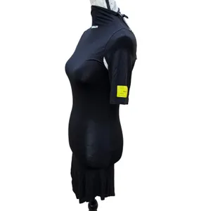 Secondleft NWT S1 Cut Out Dress Short Black Mock Neck Streetwear Size Medium thumbnail 6