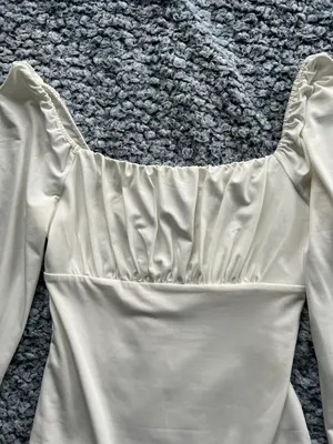 ruched bodysuit thumbnail 2