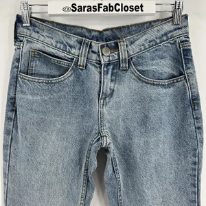 John Galt Brandy Melville Flare Jeans‎ Low Rise Light Wash Women's Size Small thumbnail 2