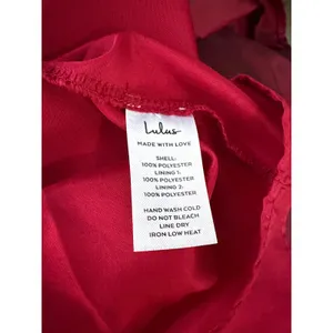 Lulus Poised Passion Wine Red Taffeta Pleated Ruffled Midi Dress thumbnail 12