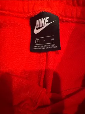 Nike Orange/Red Joggers Sweatpants – Size Small, Like New thumbnail 3
