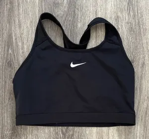 Nike Women's Midnight Black Sports Bra thumbnail 1