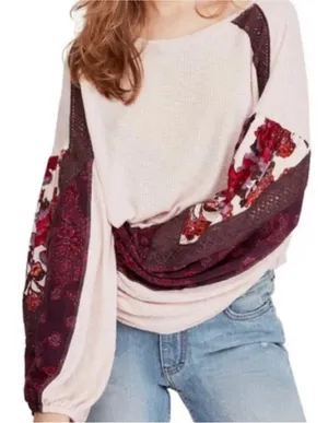 Free People Long Sleeve Balloon blouse thumbnail 1