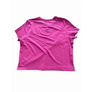 Lululemon Shirt Womens Small Pink Crop Short Sleeve Lightweight Athleisure BB8-1 thumbnail 5