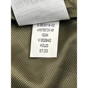 Banana Republic Airstretch Tapered Pants Olive Green Textured Ankle Size XL thumbnail 9