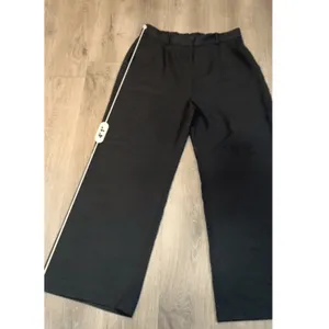 WAYF Black Wide Leg Pants XL High Rise Pull-On Dressy Flowy Trousers thumbnail 4