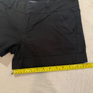 FRENCH CONNECTION Black 100% Cotton Cuffed Chino Shorts 3” Pockets Size 4 thumbnail 6