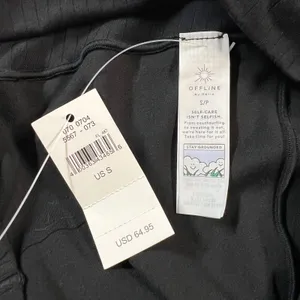 Aerie Offline Real Me Super Flare Crossover Hi-Rise Leggings Womens‎ Small Black thumbnail 14