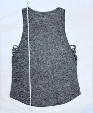 Beyond Yoga Featherweight Side Tie Tank - Heathered Grey - S thumbnail 9