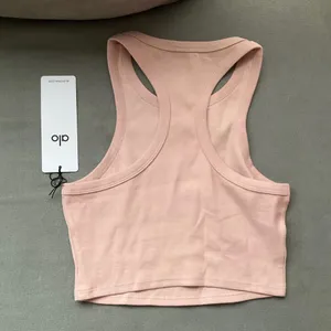 Alo Yoga Aspire Tank Pink Quartz/White S thumbnail 4