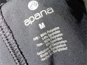 Apana Black Jogger Pants Women’s Medium Lightweight Athletic Zip Pockets thumbnail 7