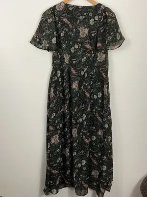 Disturbia Ophelia Chiffon Midaxi Dress Womens Size 2 thumbnail 7