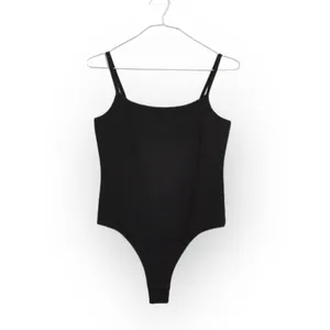 Madewell Cami Thong Tank Bodysuit Women's Medium Black Sleeveless Strappy NWT thumbnail 10
