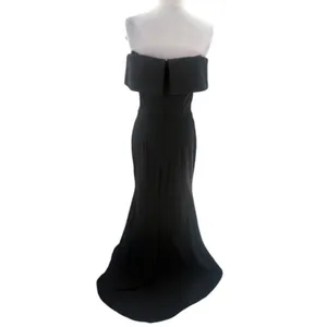 BHLDN‎ Delice Off The Shoulder Evening Maxi Dress Black 8 LBD thumbnail 4