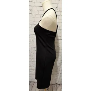 Venus elegant black bodycon halter midi dress Size XS thumbnail 3