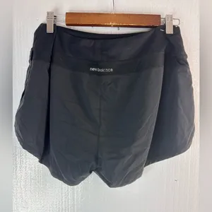 New Balance L Black Athletic Running Shorts thumbnail 3