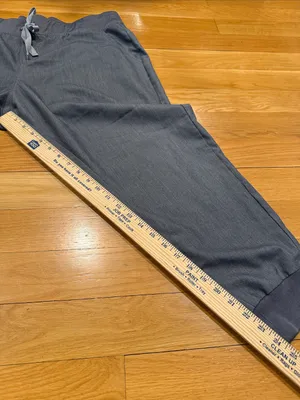 Figs technical collection gray jogger scrub bottoms size XXlarge petite. thumbnail 4