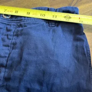 Xirena Navy Blue Thatcher Pants Button Fly Straight Leg Relaxed XS Boyfriend thumbnail 14
