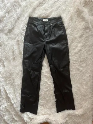 H&M Faux Leather Pants thumbnail 1